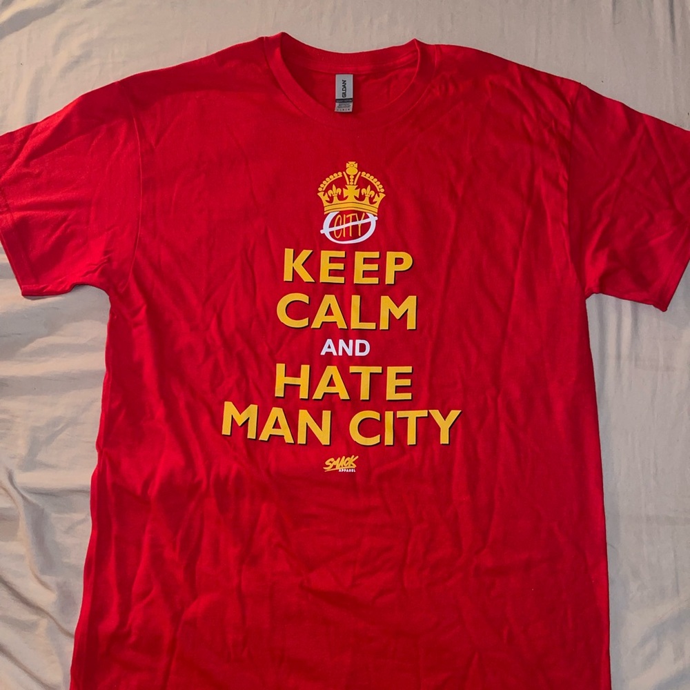 Manchester United Red Keep Calm Graphic Tee